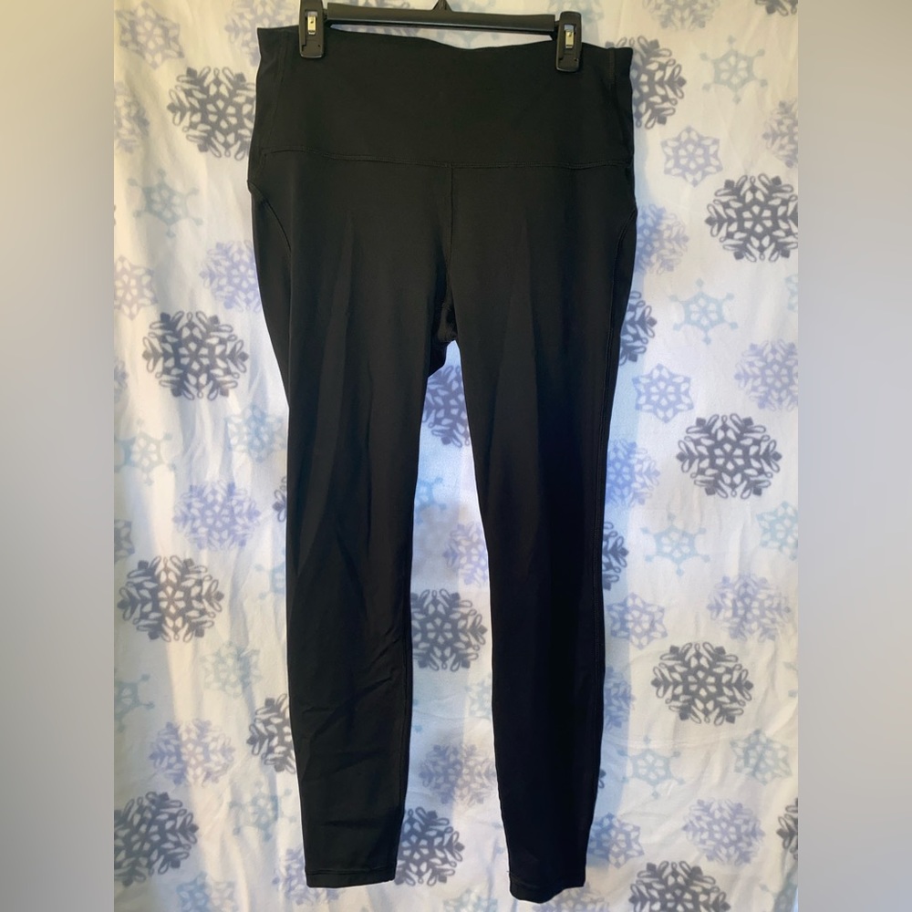 Black Straight Leg Leggings